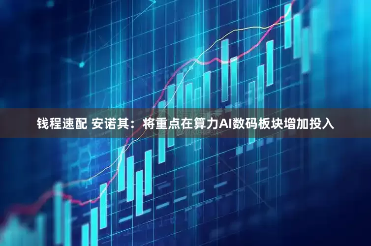 钱程速配 安诺其：将重点在算力AI数码板块增加投入