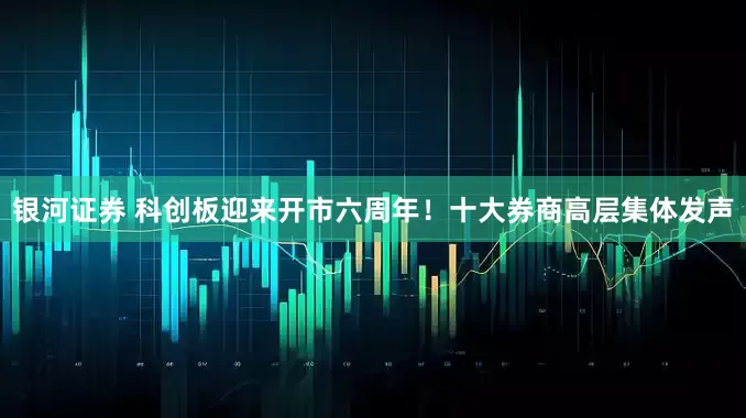 银河证券 科创板迎来开市六周年！十大券商高层集体发声