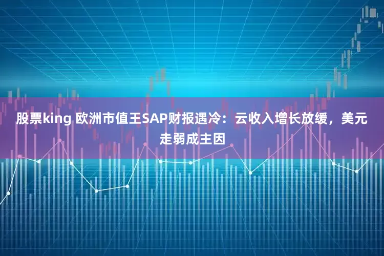 股票king 欧洲市值王SAP财报遇冷：云收入增长放缓，美元走弱成主因