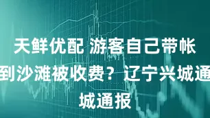 天鲜优配 游客自己带帐篷到沙滩被收费？辽宁兴城通报